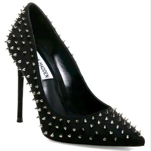 Steve Madden Black Studded Women's Heels